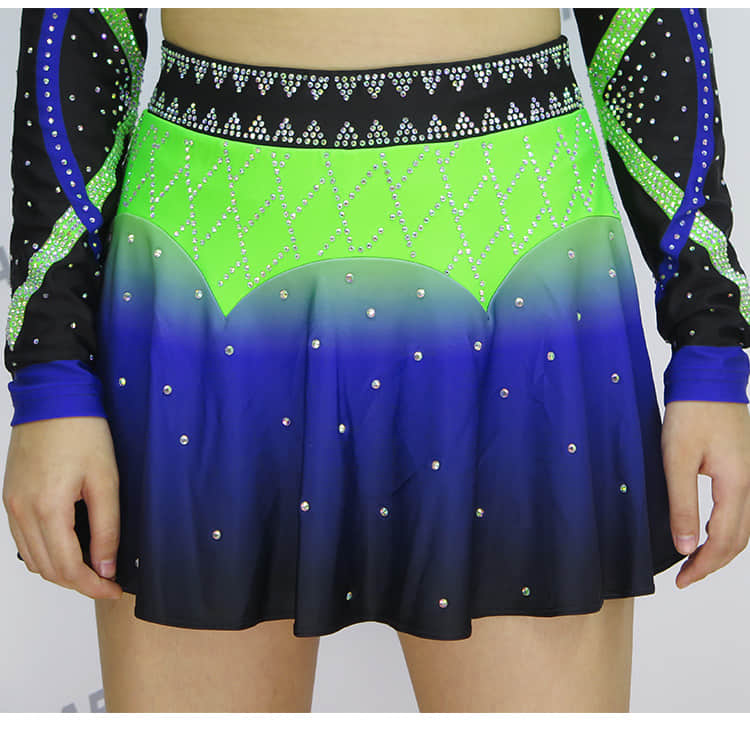 High Quality All-Star Cheerleading Uniforms with Rhinestone