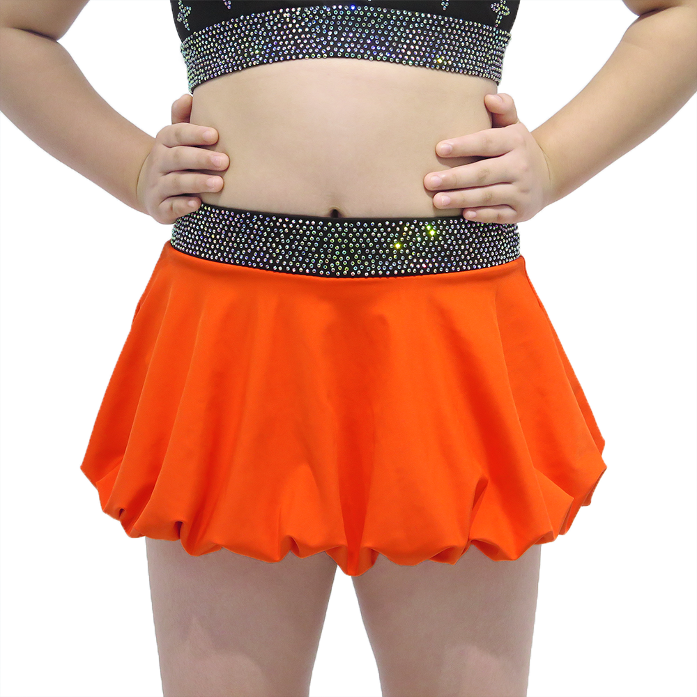 Sublimated Star Pattern Cheerleader Dress with Bubble Skirt